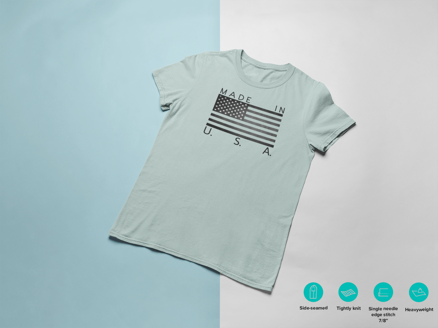 MADE IN U.S.A. - Men's Heavyweight T-Shirt