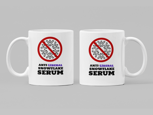 Anti-Liberal Snowflake Serum - Ceramic Mug 11oz and 15oz